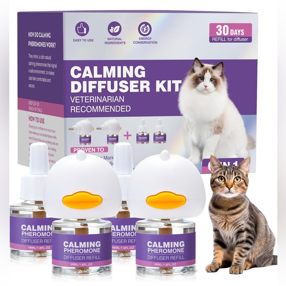 Calming Diffuser Kit for Cats - Purple